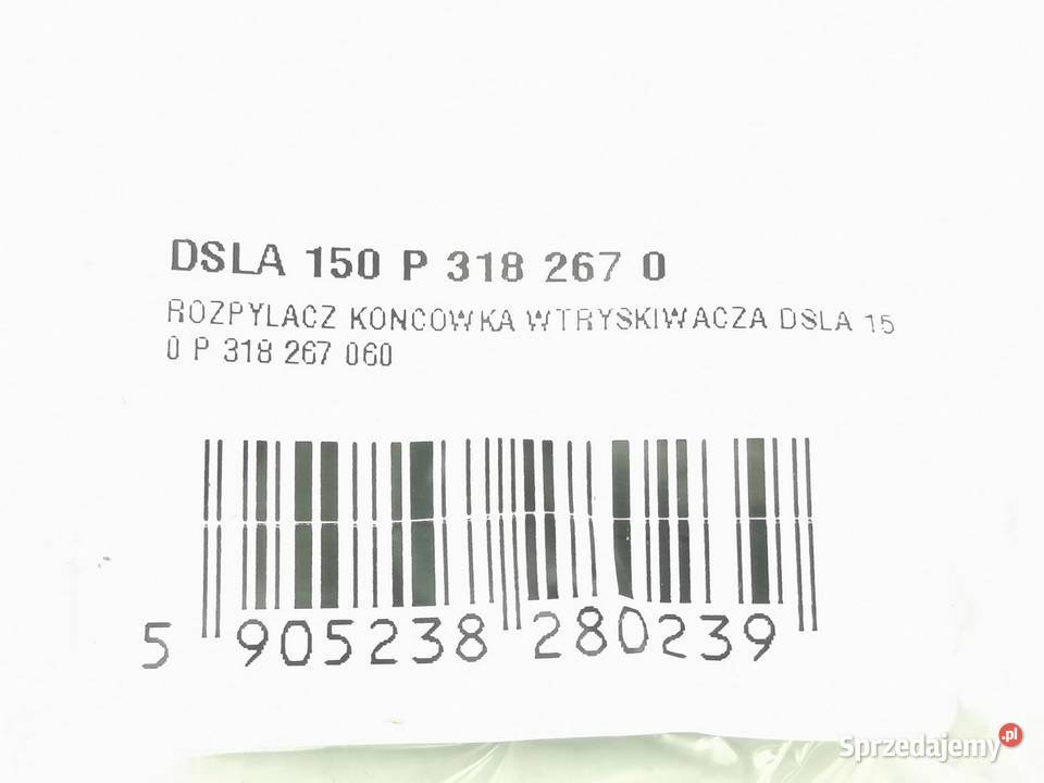 ROZPYLACZ KOŃCÓWKA WTRYSKIWACZA 20 TDI VW DSLA