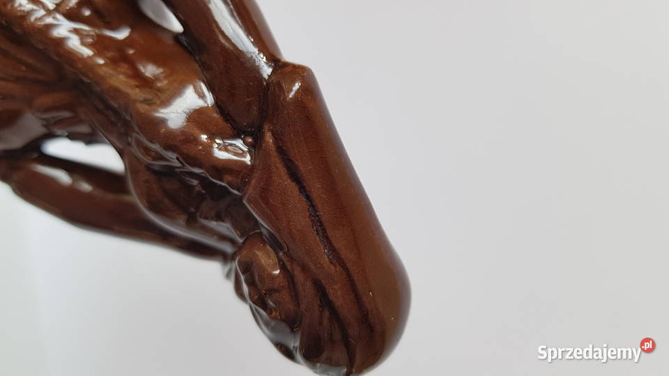 Stara ceramiczna figurka kobiety dziewczyny Dąbrowa Górnicza