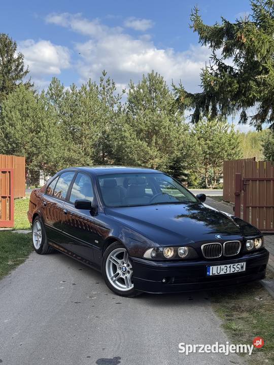 BMW E39 22 benzyna gaz 2001 nieuszkodzony lubelskie Nowy Orzechów
