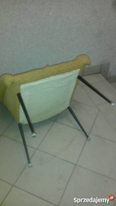 Fotel muszelka Ewa do renowacji PRL pomorskie sprzedam