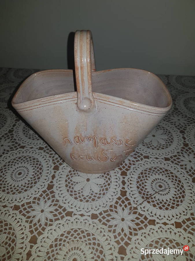 Koszyczek z ceramiki wielkopolskie