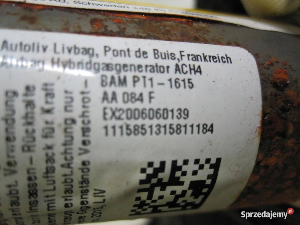 FORD FOCUS MK3 III 13r AIRBAG kurtyna prawa Wyposażenie wnętrza