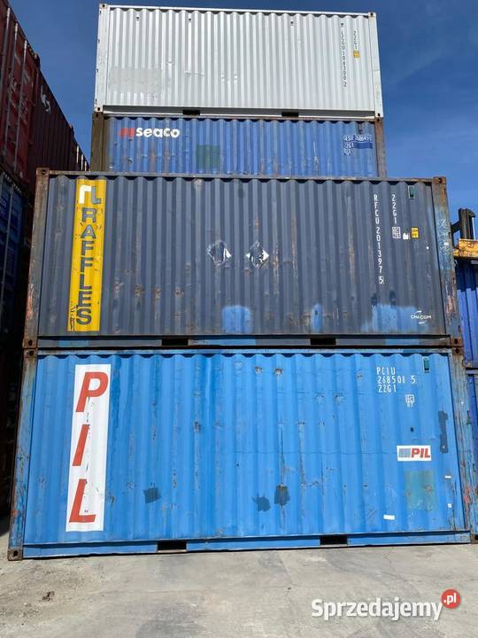 Kontener Morski Magazynowy Budowlany 20DV Gdańsk