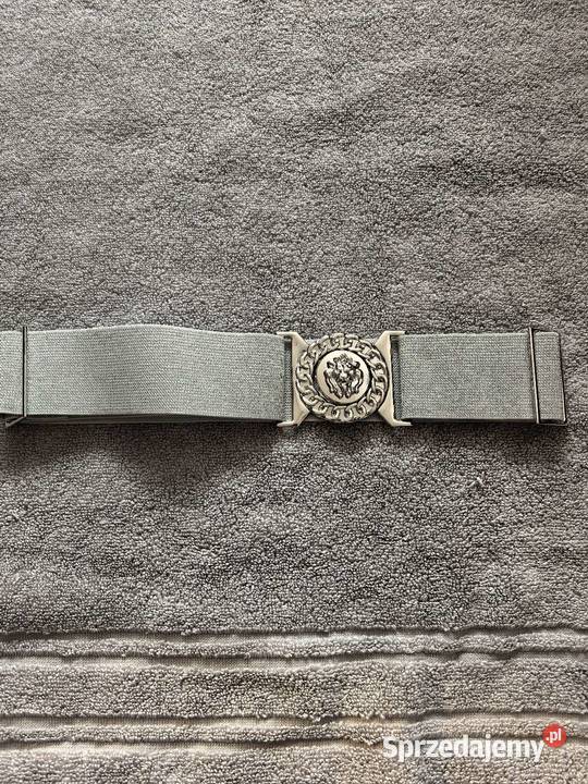 Pasek guma regulowany one size srebrny Wrocław sprzedam