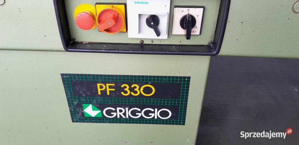 Wyrówniarka strugarka Griggio PF330 2125 Naprawa