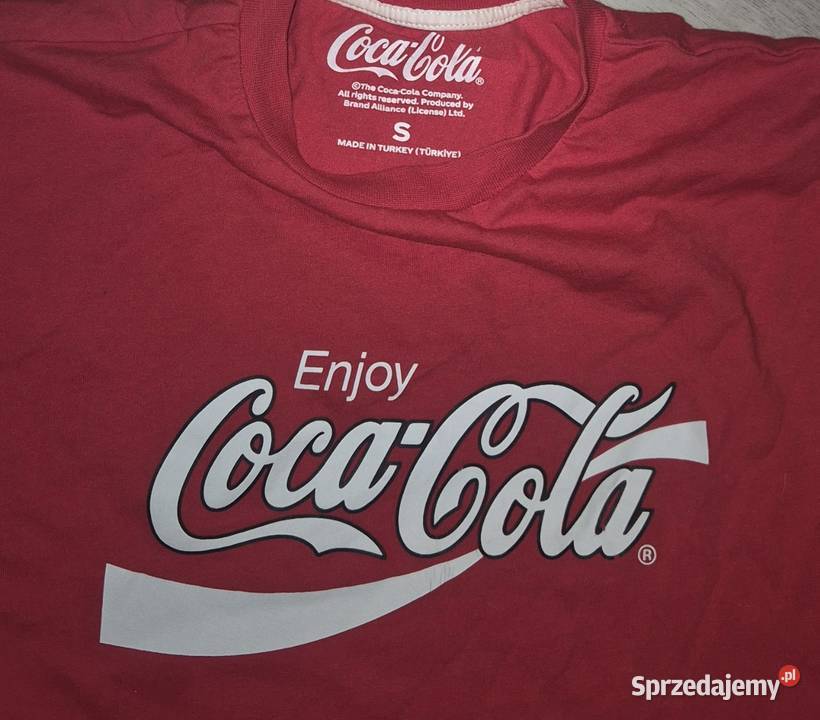 Koszulka chłopiec krótki rękaw CocaCola orginal Łódź sprzedam