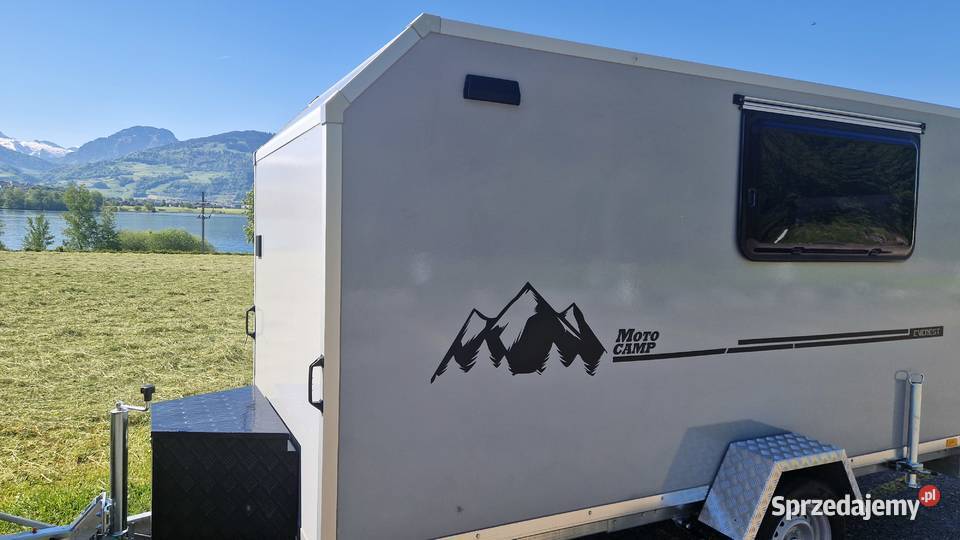 Mobilne Biuro OffROAD przyczepa na ryby wyprawę