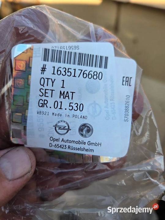 dywaniki welurowe przód przednie Opel Combo E