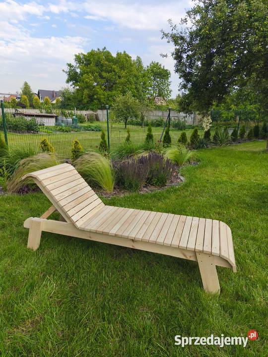 leżak ogrodowy drewniany mazowieckie