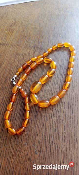 Naszyjnik bursztyn bałtycki oliwki vintage Naszyjniki podlaskie Białystok
