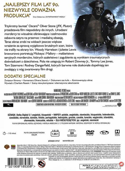 URODZENI MORDERCY WOODY HARRELSON PREMIUM pełne