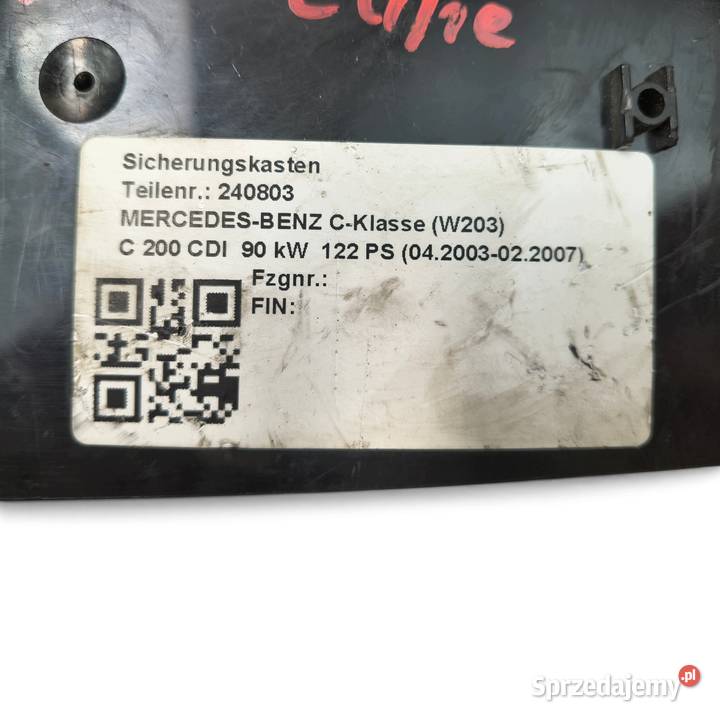 MODUŁ KOMFORTU BSI Mercedes W203 5DK00848612 lubelskie Chełm sprzedam