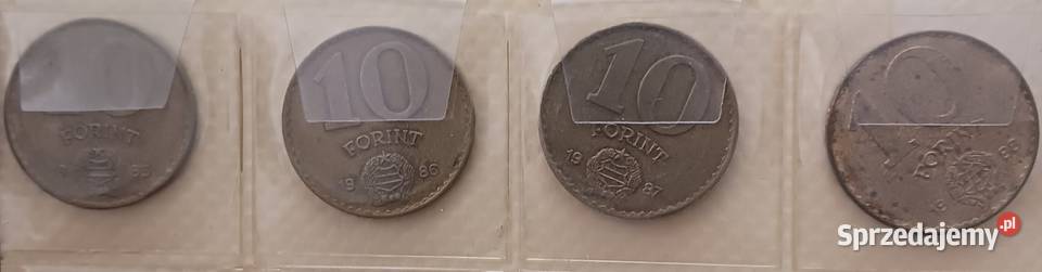 10 Forint Węgry różne roczniki Konin