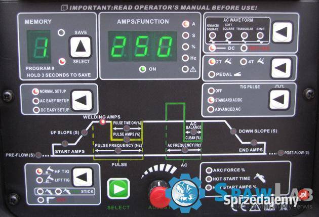 Welder Fantasy JET TIG III ACDC 250 3w1 IGBT PFC Krotoszyn