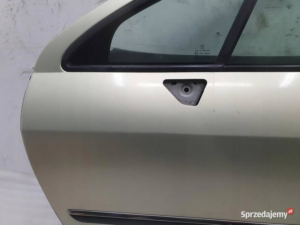 DRZWI LEWY PRZÓD KOMPLETNE PEUGEOT 407
