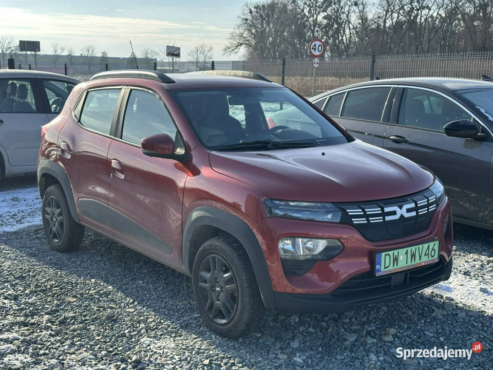Dacia spring EV 45 2023 kamera 11 czerwony Wojkowice sprzedam