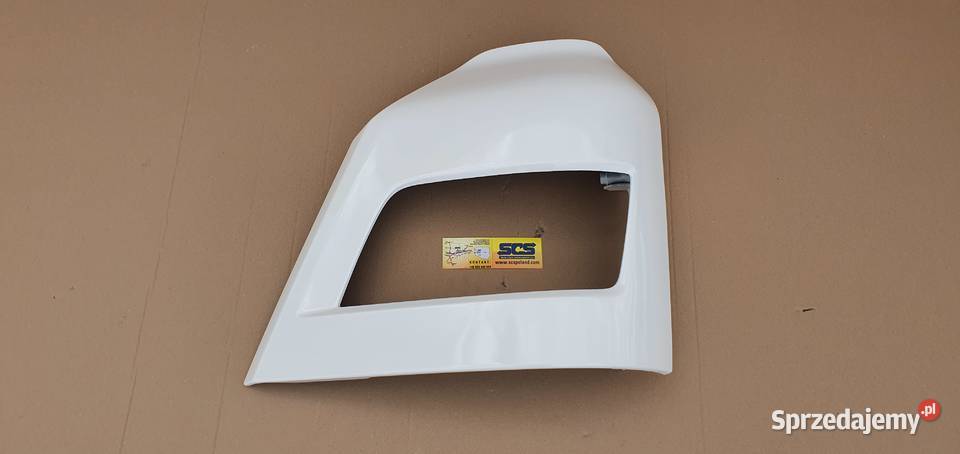 MAN TGX ZDERZAK OKULAR POSZYCIE REFLEKTORA BIAŁE Bieleń