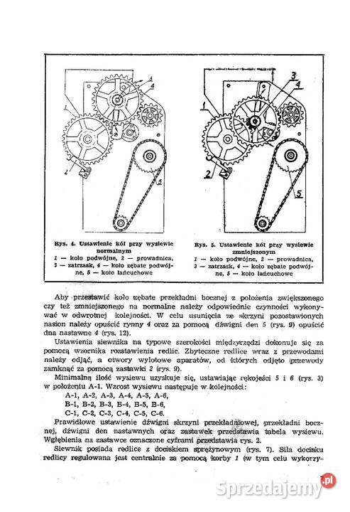 Poznaniak 5 so 432 instrukcja i katalog czesci Stalowa Wola
