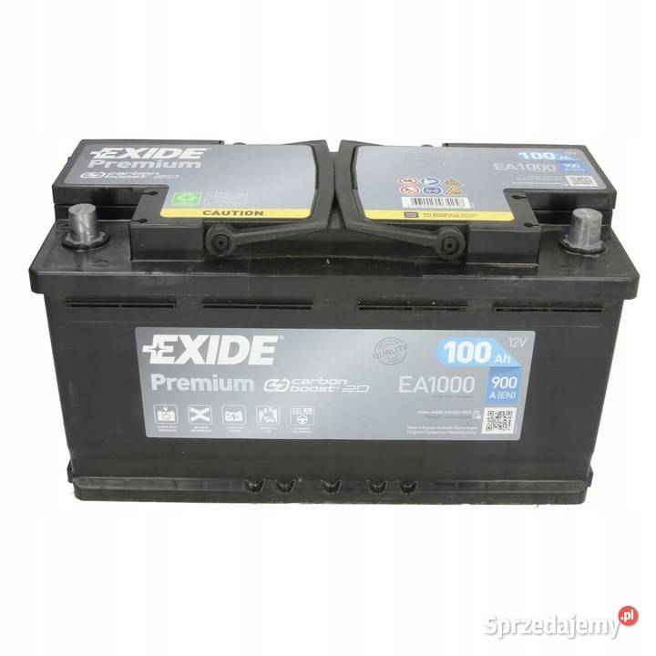 Akumulator Exide Premium 100Ah 900A EN PRAWY łódzkie Tomaszów Mazowiecki