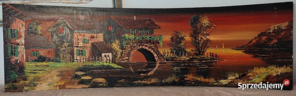 Obraz olejny na płycie Malarstwo mazowieckie Warszawa