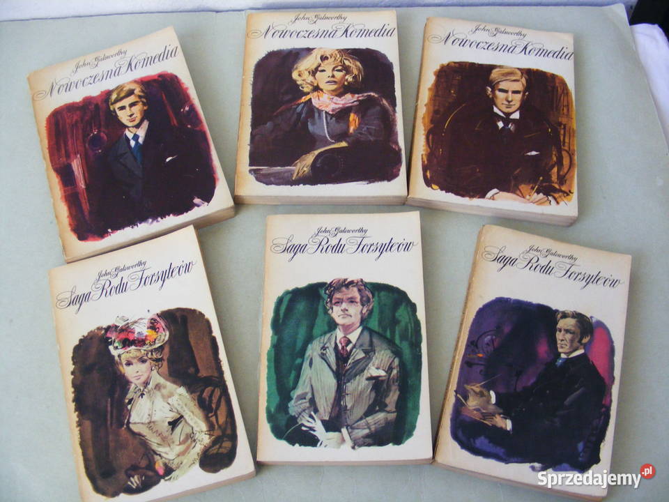 Galsworthy Saga rodu Forsyteów Nowoczesna miękka Oborniki Śląskie