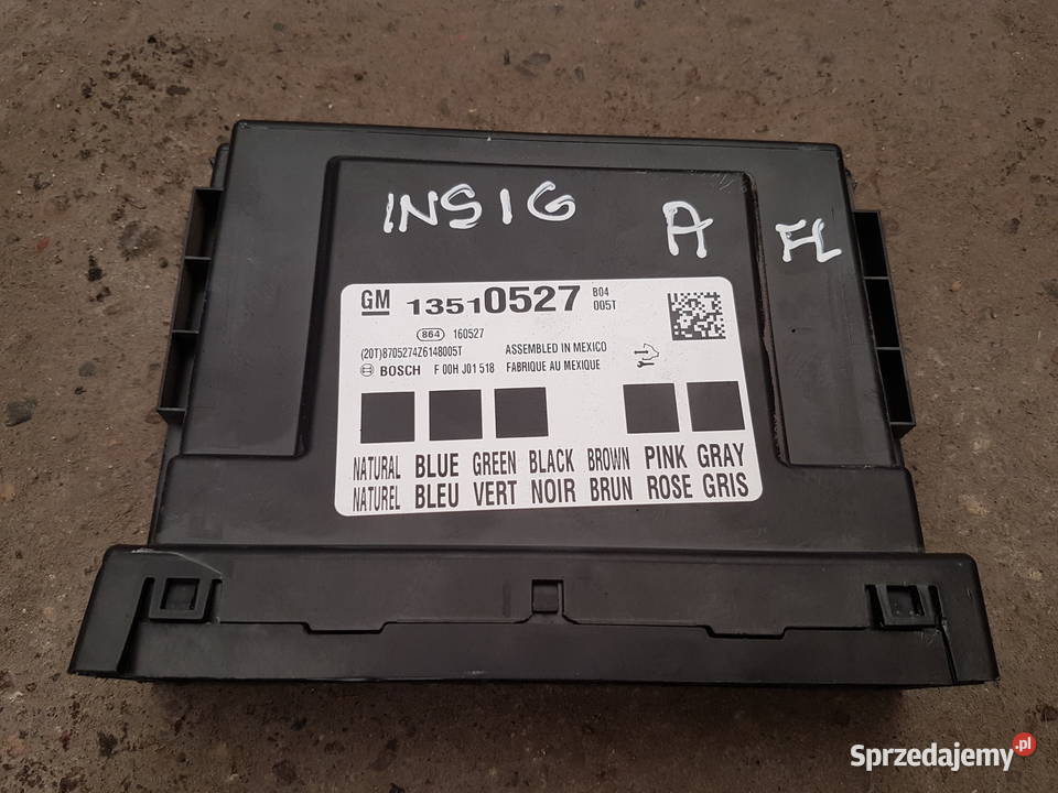 OPEL INSIGNIA A LIFT MODUL KOMFORTU 13510527 Turkowice