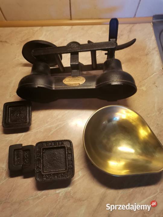 Stara Angielska waga szalkowa w stylu Art Deco Kraków sprzedam