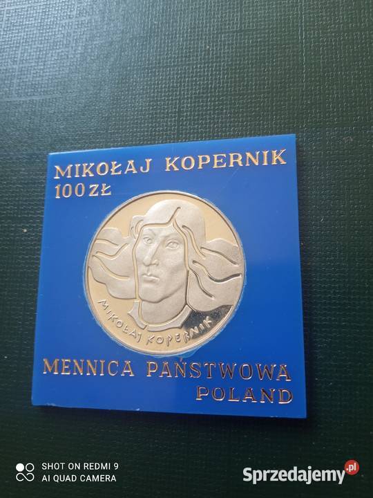 100 Koperniksrebro mały destrukt Pabianice sprzedam