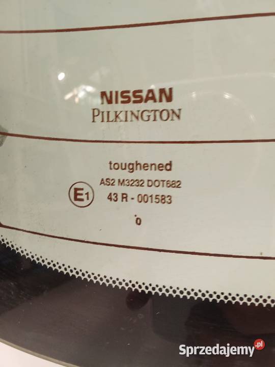 Szyba Tylna Nissan Almera 00 Oryginał Możliwość Bralin