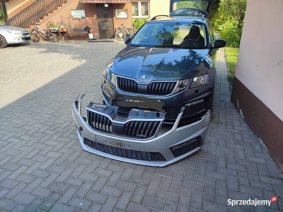 Zderzak przód skoda octavia iii vrs lift Garwolin