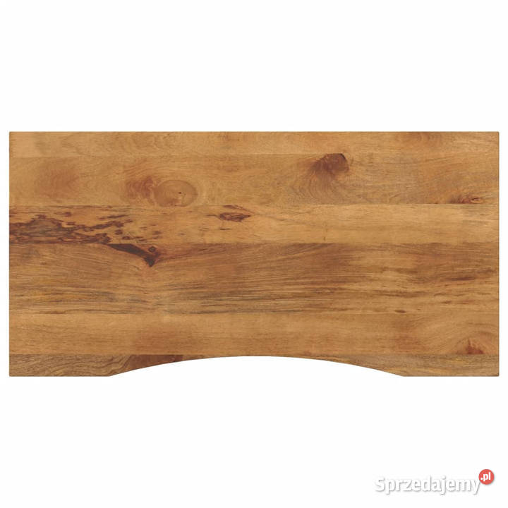 Blat biurka z wycięciem 110x50x25 surowe drewno mazowieckie