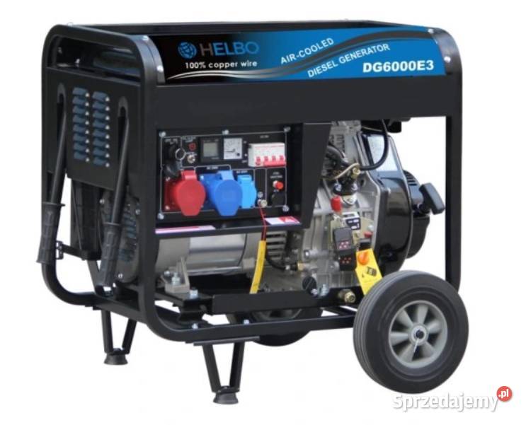 Agregat Generator Prądu Diesel DG6000E3 5KW Dąbrówka Wielka