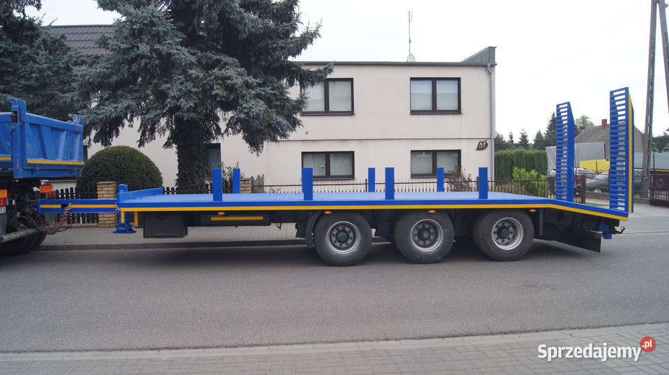 przyczepa niskopodwoziowa 3 osiowa platforma Przyczepy i naczepy Stęszew sprzedam
