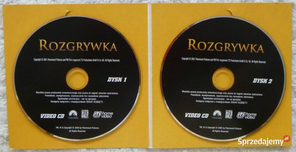 Film VCD Rozgrywka Warszawa