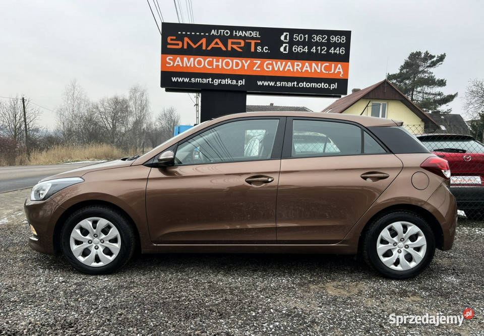 Hyundai i20 SerwisowanyBezwypadkowy Podgrzewana światła przeciwmgielne Rydułtowy