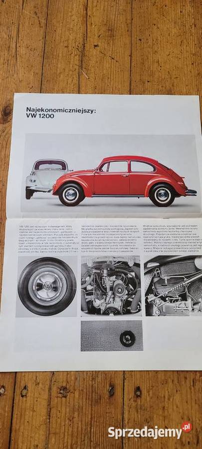 Prospekt Volkswagen 1969 Polsku Rok wydania 1969 wielkopolskie Poznań