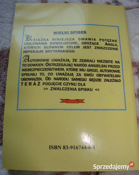 Przyczyna wrzenia światowego książka Radom
