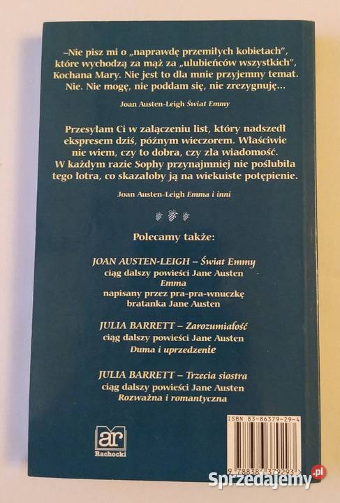 EMMA i INNI Joan AustenLeigh Hajnówka sprzedam