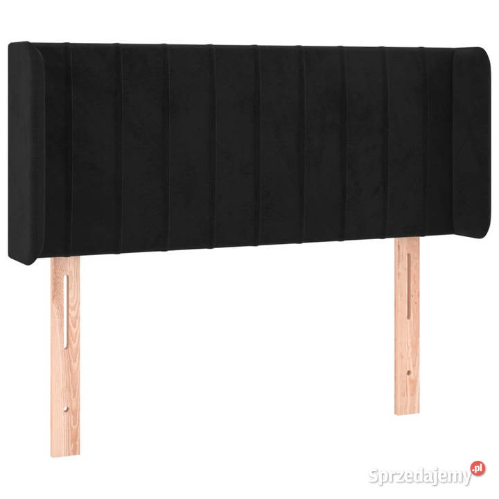 Zagłówek do łóżka z LED czarny 103x16x7888 mazowieckie Warszawa