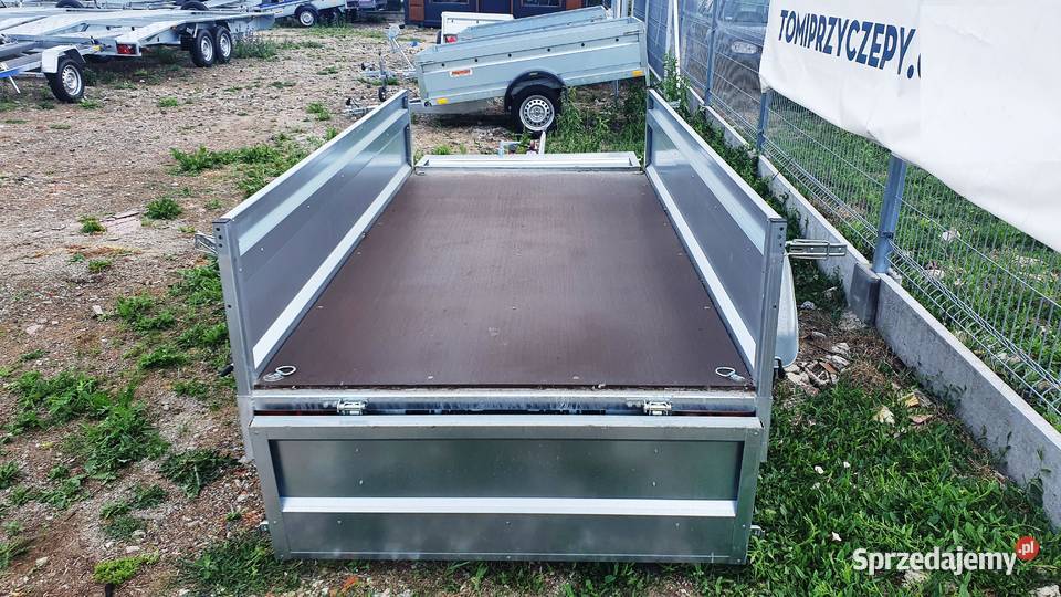 Przyczepka hamowana 1300dmc przyczepa 2 osie pełny VAT Piła sprzedam