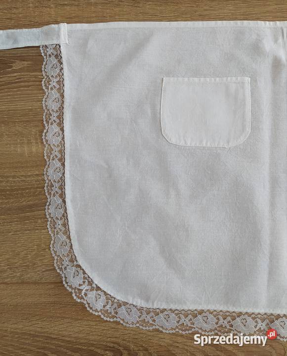 Fartuch damski HAFT koronka biała podlaskie Hajnówka