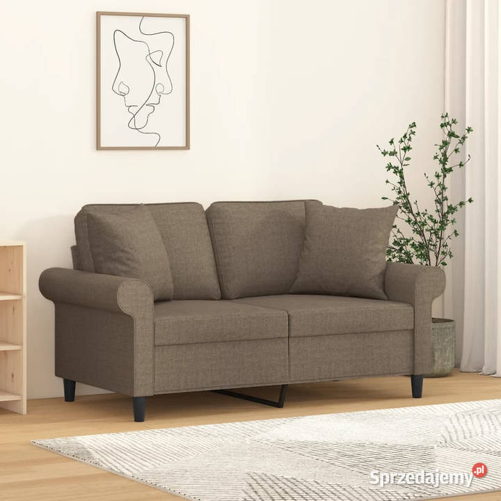 Poduszki ozdobne 2 kolor taupe 40x40 tkanina Wyposażenie wnętrz mazowieckie Warszawa sprzedam