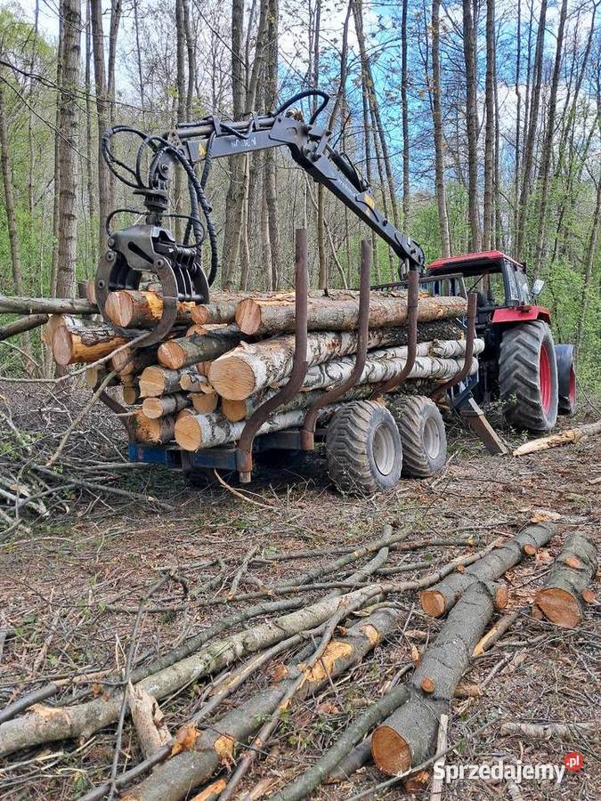 Przyczepa Leśna vreten 8 tonowa hds nieuszkodzony