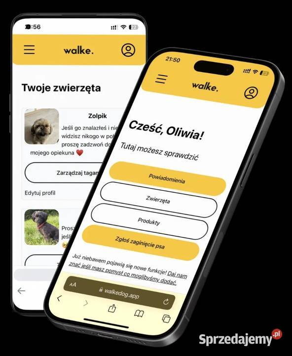 Psi Dowód WalkeDog Pomóż swojemu psu i kotu