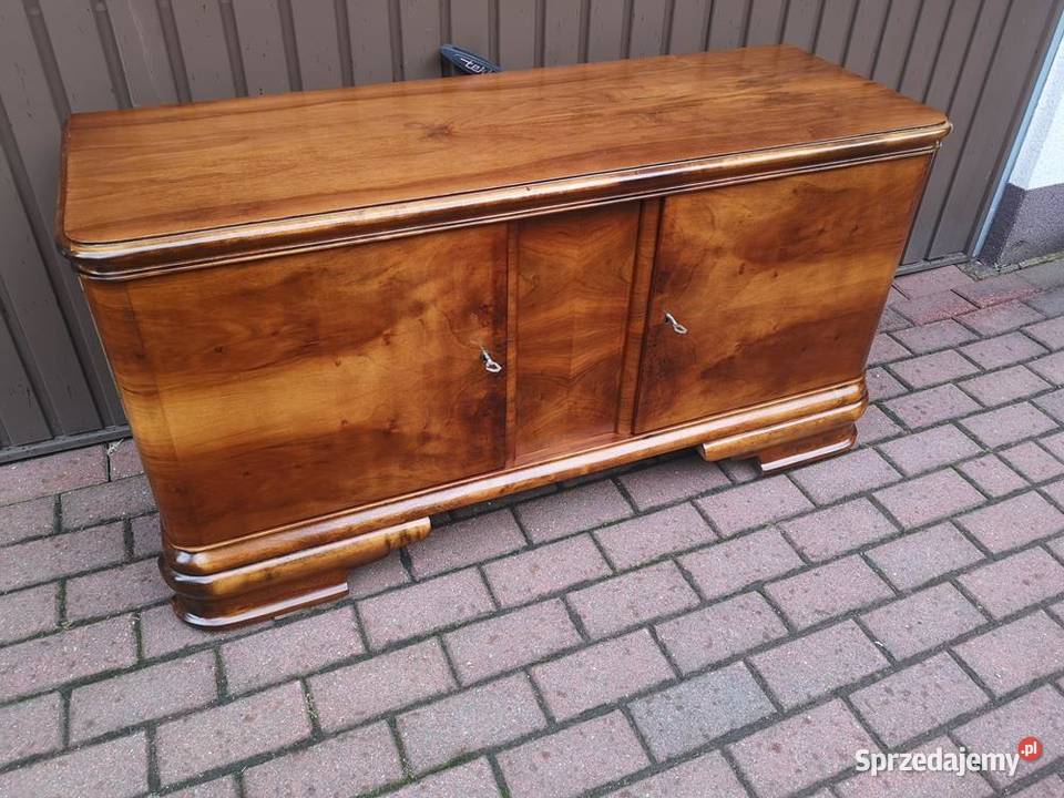 Komoda Niska ARTDECO Orzech RTV 125 Stara Antyk
