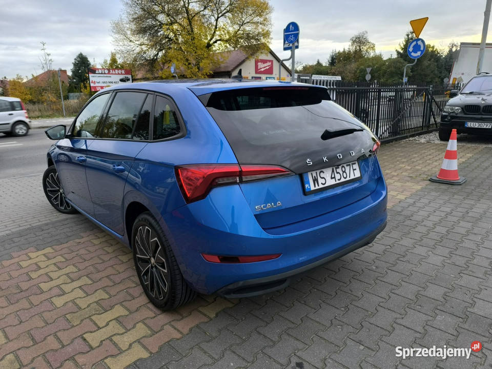 koda Scala 15 TSi 150 Klimatronic Kamera Salon czujnik deszczu lubelskie Łuków sprzedam