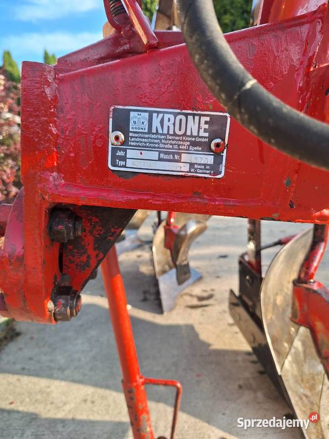 Sprzedam pług 3 obrotowy Krone nieuszkodzony sprzedam