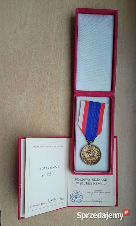 Medal i odznaka MSW kujawsko-pomorskie Nakło nad Notecią sprzedam