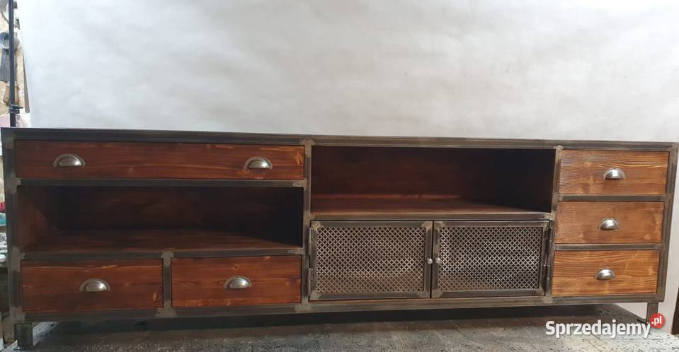 Komoda industrialna TVSzafka RTV loft 40cm mazowieckie Warszawa