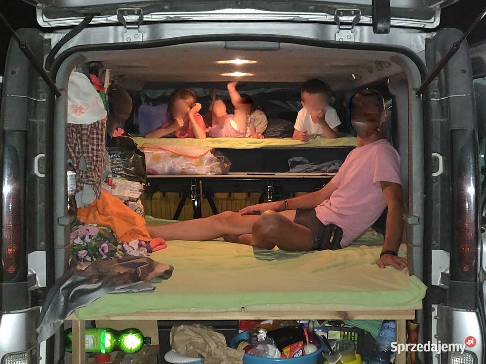 Zabudowa Kamper Box do Opel Vivaro Trafic Łóżko Wólka Brzózka
